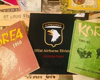 large collection of military memorabilia--Korean and WW 2