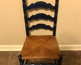 antique ladder back chair