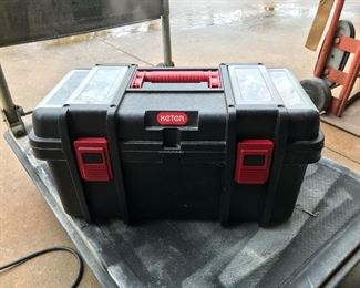 tool box and tools