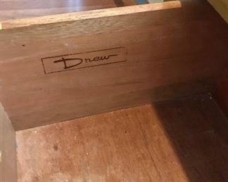 Drew Blonde wood dresser set