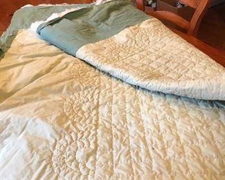 hand stitched quilt unfinished