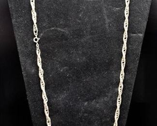 Long Silver Chain