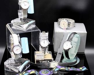 7 Timex Watches - 4 are still in their packaging