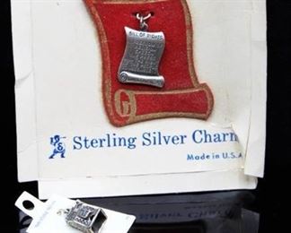 3 Sterling Silver Charms