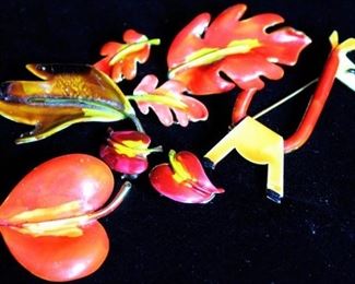 Giraffe and a Splash of Fall Jewelry Lot