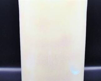 Cambridge Glass Hand Blown Large Opalescent Vase 18" Tall Cylinder