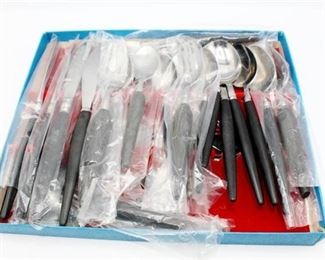 42 pieces Mid Century Silverware - incl Grenadier Forged Stainless