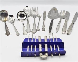Lot of Misc Serving Flatware and Utensils
