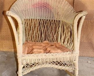Antique/Vintage Wicker Rocking Chair