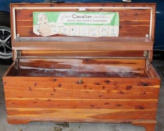 Vintage Cedar Hope Chest, Needs Repair