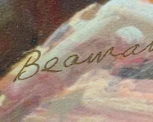 *Original* Leland Beaman  Sonoran Desert Painting	45.5x36in	 
