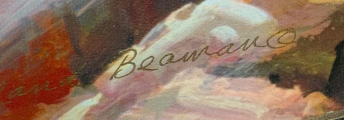 *Original* Leland Beaman Sonoran Desert Painting 45.5x36in