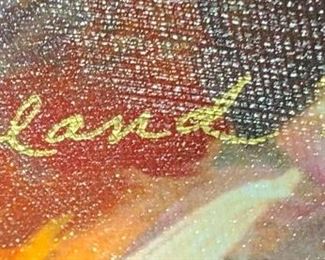 *Original* Leland Beaman Sonoran Desert Painting 45.5x36in