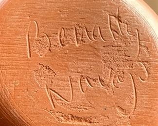 Benally Navajo Etched Pottery #1