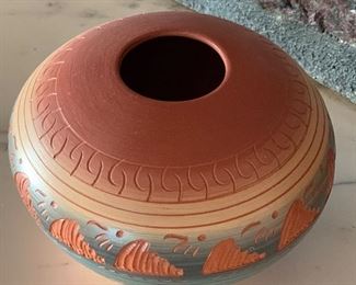 Benally Navajo Etched Pottery #3