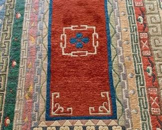 Hand Knotted Wool Rug