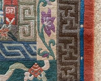Hand Knotted Wool Rug