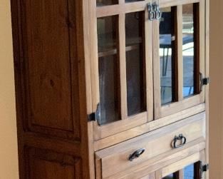 Rustic Mexico Liquor/Wine Cabinet	75x39.5x18in	HxWxD
