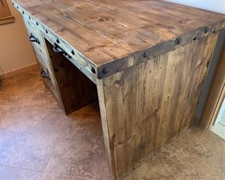 Rustic Mexico Desk 30x48x28.5 HxWxD
