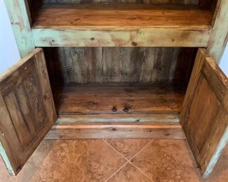 Rustic Mexico Shelf Unit 77x36x14in HxWxD