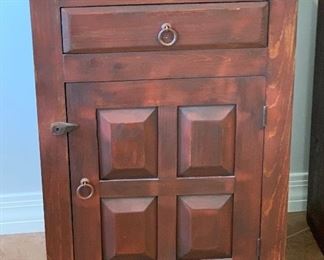 2 Rustic Nightstands PAIR 30x22x16in HxWxD