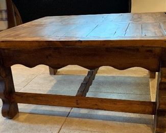 Rustic Mexico Coffee Table 20x40x40in HxWxD