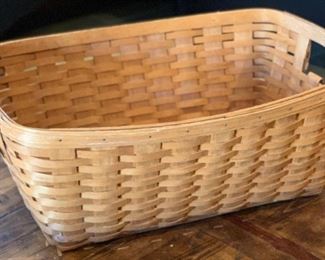 Longaberger 1992 Lg Rectangular Basket