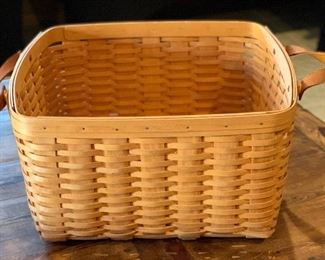 Longaberger Lg Square Basket