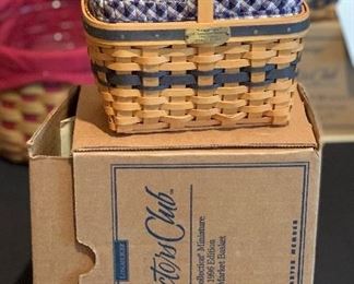 Longaberger 1996 Market Basket Miniature