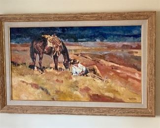 *Original Oil* Tom Dorr Painting 31x49in