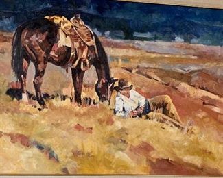 *Original Oil* Tom Dorr Painting 31x49in