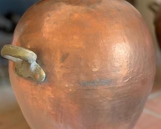 Hammered Copper & Brass Vessel #1 19in x 20in Diameter
a