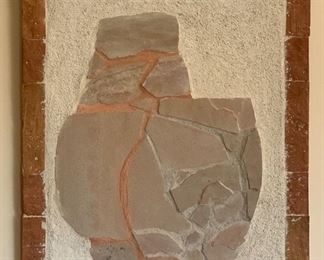 Danny Hole Flagstone Vessel Art	31.5x25.5	
