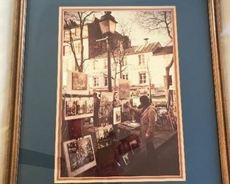 Framed Photograph of Eugene Street Artist 22x18