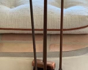Copper Fireplace tool Set		
