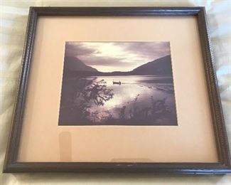 Framed Scenic Photograph 15x17