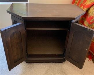 Vintage Walnut Nightstand #1 23.5x31.x18.5 HxWxD