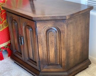 Vintage Walnut Nightstand #2 23.5x31.x18.5 HxWxD