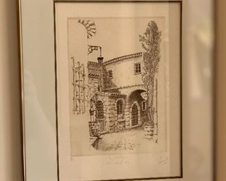 *Signed* Numbered Michel Perreard Lithograph 21.5x16.6 HxWxD