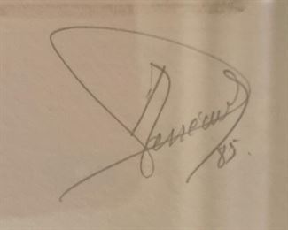 *Signed* Numbered Michel Perreard Lithograph 21.5x16.6 HxWxD