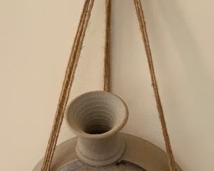 Signed Ceramic Southwest Canteen Decor		
