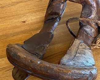 Antique Rustic Mini Saddle Tree