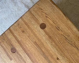 Oak coffee table 56x28x15 HxWxD