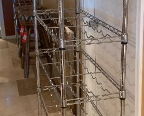 NSF Wine Rack #1	65x36x14in	HxWxD
