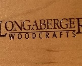 Longaberger Oval Hamper