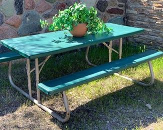 Lifetime Folding Picnic Table #3 29x55x72in