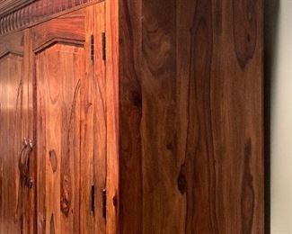 Huge Rustic Wardrobe Cabinet Dresser 82x58x27in HxWxD