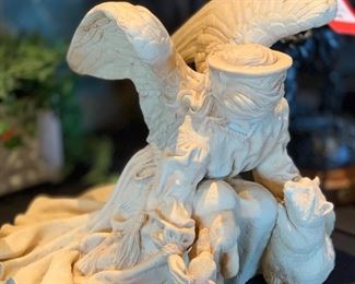 Garden angel signed Penni Jo