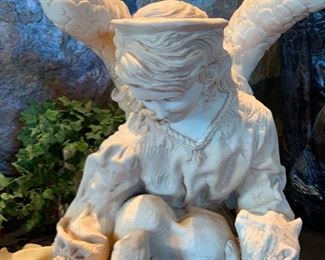 Garden angel signed Penni Jo