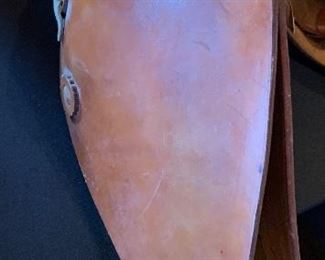 Tooled leather stirrups